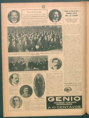 Los demócratas : La convención del día 21.- Elección de los candidatos del partido.