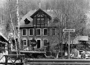 Ehem. Gagelsmühle; Bensheim, Mühltalstraße 75, Mühltalstraße (L3103), Mühlgraben