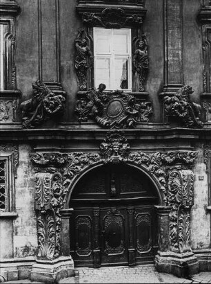 Bamberg, Böttingerpalais, Hauptportal. Johann Ammon