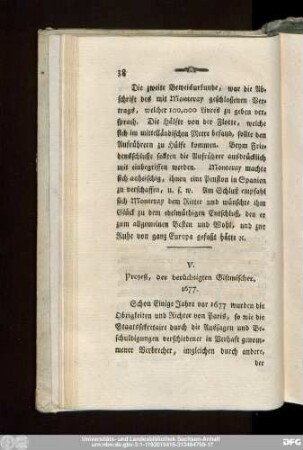 V. Prozeß, der berüchtigten Giftmischer. 1677.