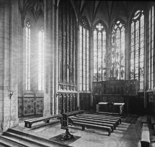 Halle (Saale), ehem. Augustiner-Chorherrenstiftskirche St. Moritz, Chor; Conrad von Einbeck