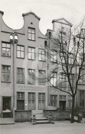 Fassade des Bürgerhauses Heiliggeistgasse 96 in Danzig