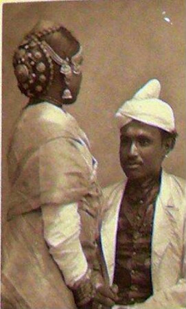 Tamil Mann und Frau
