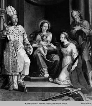 Die mystische Vermählung der Heiligen Katharina