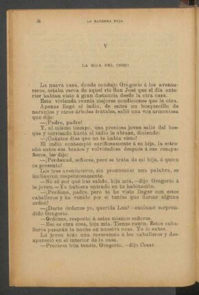 V - La hija del indio