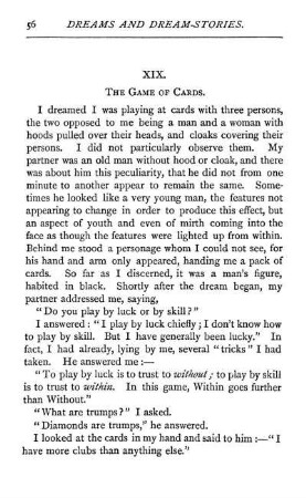 XIX. The Game Of Cards