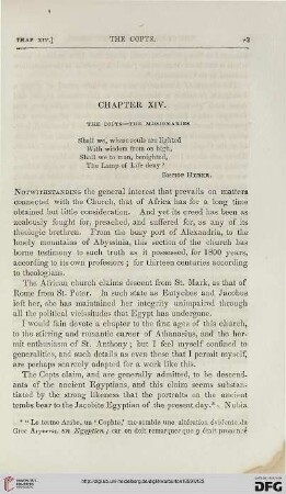 Chapter XIV: The copts – the missionaries