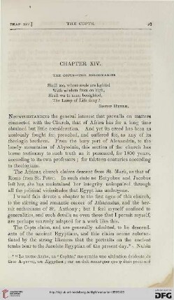 Chapter XIV: The copts – the missionaries