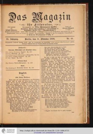 Nr. 44. - 31. Oktober 1896