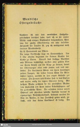 Wendische Ostergebräuche