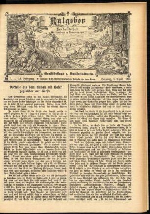 Ausgabe vom Sonntag, den 05. April 1903.