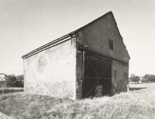 Scheunenstraße : Freiberg (Sachsen). Scheune. Straßenansicht mit Tor