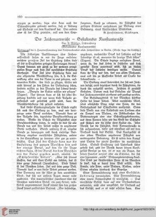 N.F. 2.1922 S. 190-192: Der Zeichenunterricht - Gestaltender Kunstunterricht