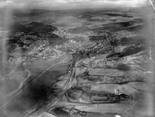 Das Werratal mit Meiningen und Schloß Landsberg