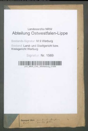 Erblasser: Schlüter, Andreas; Erblasser: Schlüter, Elisabeth, geb. Soistmann:
