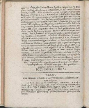 Errata quæ nimium festinantis Correctoris oculos subter fugerunt insigniora.