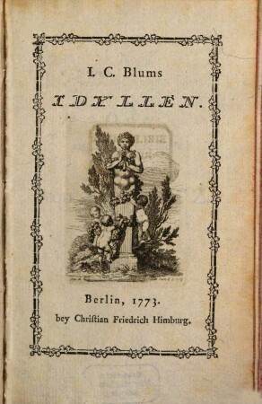 I. C. Blums Idyllen