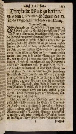 353-376, Dreyfache Weiß zu betten