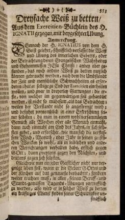 353-376, Dreyfache Weiß zu betten