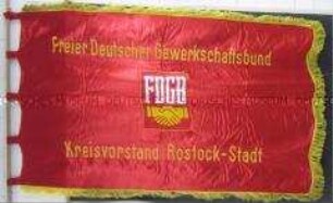 Fahne des Freien Deutschen Gewerkschaftsbundes, Kreisvorstand Rostock-Stadt