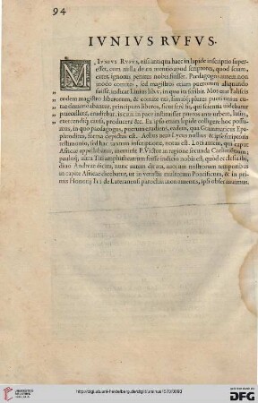 Iunius Rufus