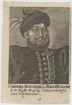 Bildnis des Gabriel Bossani de Nagi BossanBildnis Gábor Bossányi de Nagy