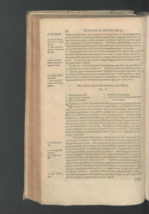 De rebus corporalibus & incorporalibus. Tit. II.