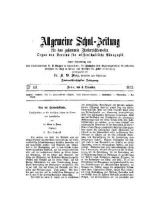 Von der Heimatkunde : (Schluß)