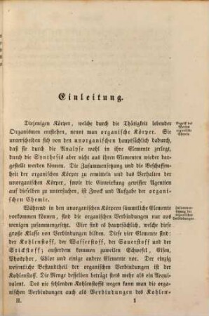 Die Chemie : fasslich dargestellt nach dem neuesten Standpunkte der Wissenschaft, 2. Organische Chemie