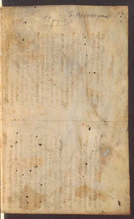 Fragment (13. Jh.): Psalterium feriatum (s. a. vorderes Vorsatz)