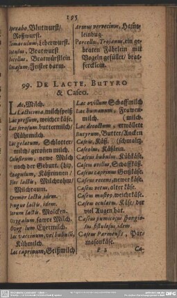 99. De Lacte, Butyro & Caseo