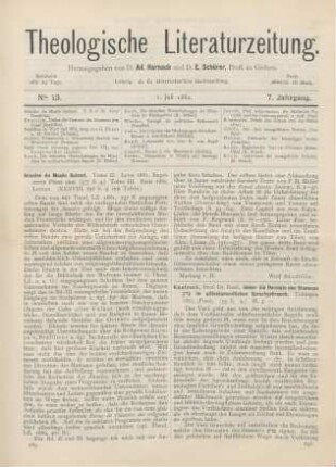 290-292 [Rezension] Kautzsch, Emil, Ueber die Derivate des Stammes sdk im alttestamentlichen Sprachgebrauch