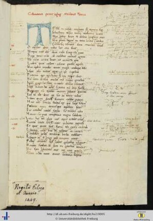[1r - 13r] P. Vergilius Maro: Bucolica.