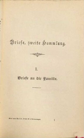 Gesammelte Schriften und Denkwürdigkeiten des General-Feldmarschalls Grafen Helmuth von Moltke, 5, Briefe, zweite Sammlung. Briefe des General-Feldmarschalls Grafen Helmuth von Moltke - zweite Sammlung - und Erinnerungen an ihn