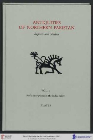 Band 1: Antiquities of Northern Pakistan: reports and studies: Rock inscriptions in the Indus Valley : Plates