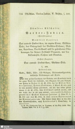 Fünfter Abschnitt. Vorder-Indien. (Fortsetzung)