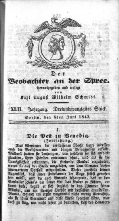 23. Stueck, 5. Juni 1843