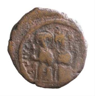 Münze, Follis, 574/75