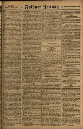 Zweite Ausgabe vom Mittwoch, den 03. November 1920.