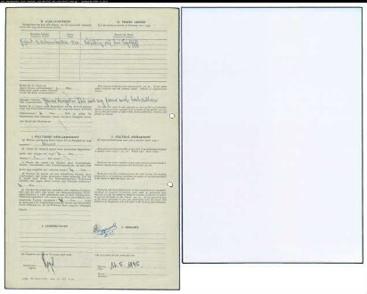 Entnazifizierung Horst Vogel , geb. 14.03.1913 (Gaertner)