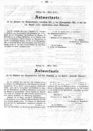 Beilagen zu Protokoll, 328. Sitzung