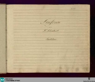 Symphonies - Don Mus.Ms. 1765 : orch; C; D|1 944