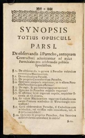 3v-6v, Synopsis Totius Opusculi