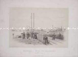 Feldwache I unter der Eisenbahn in Coisy-le-Roi - aus "Erinnerungsblätter 1870/1871"
