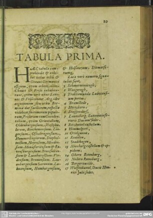 Tabula Prima