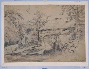 Umgebindehaus in Seifersdorf bei Wachau nördlich von Radeberg
