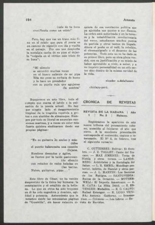 Crónica de Revistas
