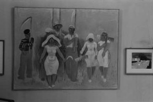 Ausstellung von Werken des aus Paris zurückgekehrten Malers Max Lingner : Gemälde "Der Sommer"