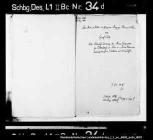 Schuldforderung des Hans Gogreve zu Oldendorf an die Witwe des Tönnies von Münchhausen
