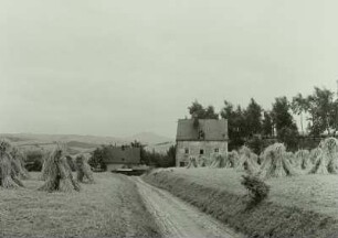 Frohnau, Krönung Fundgrube, Malwinenschacht, Blick nach Süden zum Bärenstein